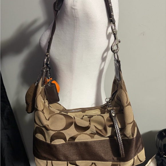 Coach Brown and Tan Women's Bag - Picture 3 of 5